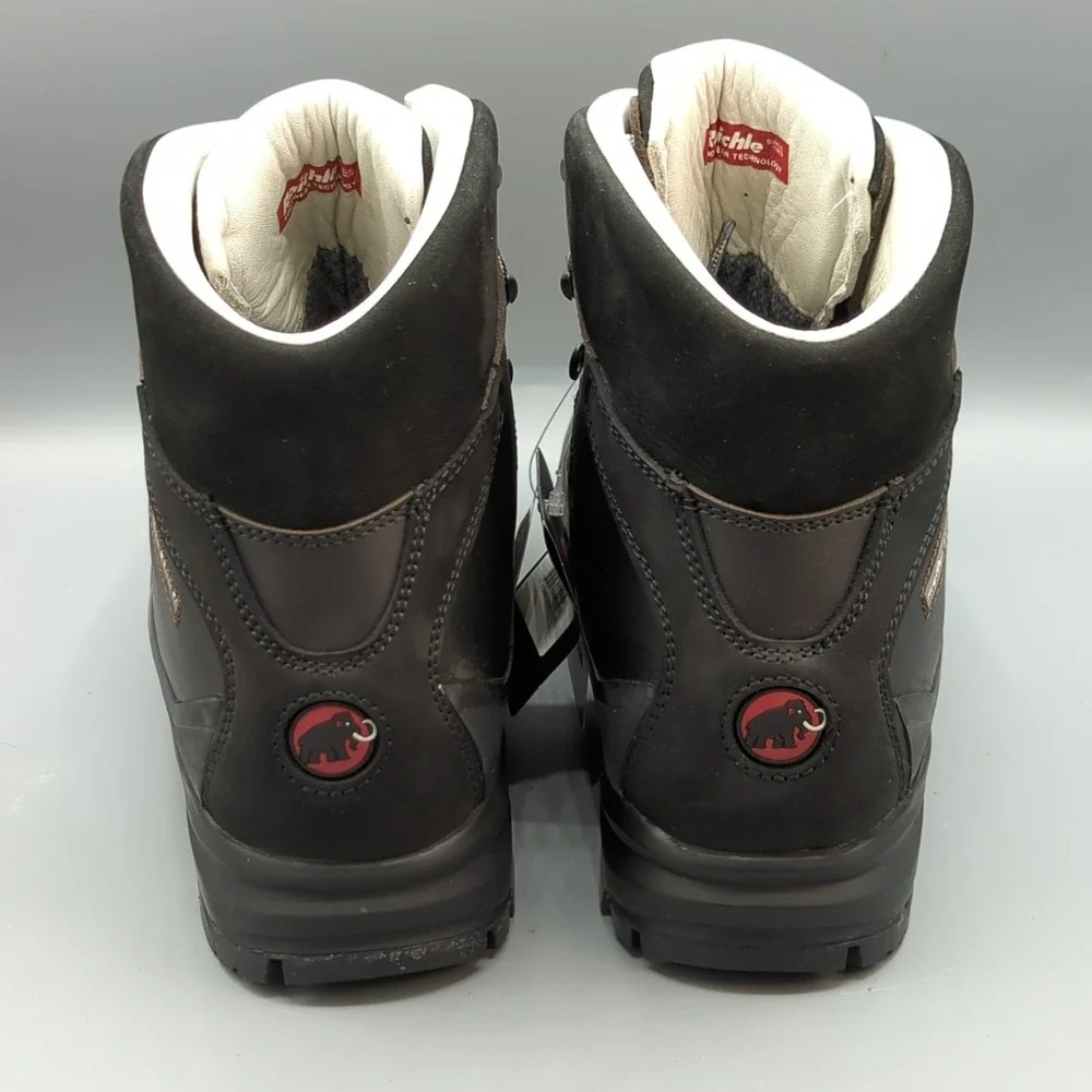New Mammut Mt Trail XT GTX Mens Size 11 Hiking Boots Dark Brown Leather Gore-Tex